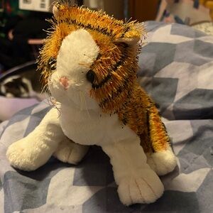 Webkinz striped orange alley cat No code
